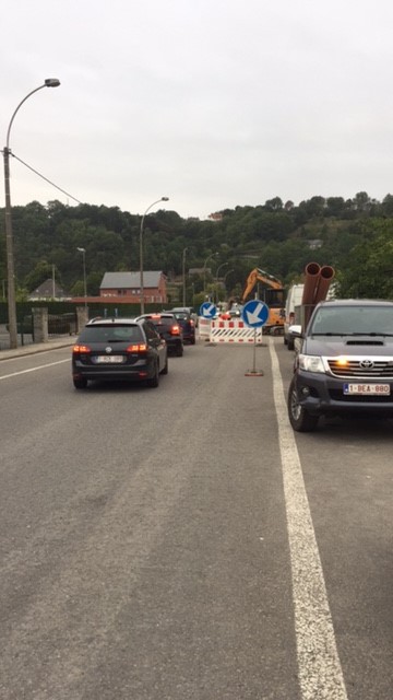 raccordement a l' égout d'une maison de repos à Huy