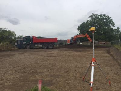 terrassement pour la création d'une étable à grâce-hollogne